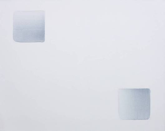 이우환, '조응'. 캔버스 위에 미네랄 염료와 유화, 100 x 80.3cm. 2003. (사진 = 갤러리일호) 