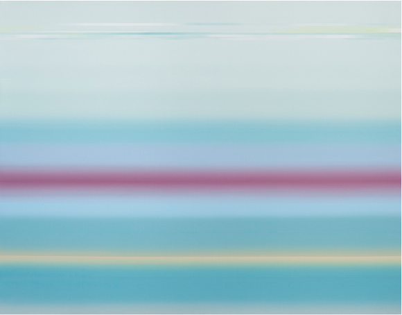 김소연, '플롯-스카이 블루(float-sky blue). 91 x 116.8cm, 캔버스에 아크릴. 2016. (사진 = 갤러리일호) 