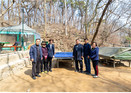 강북구의회 이상수·최미경 의원, 북한산국립공원 내 야외탁구시설 민원 현장 점검