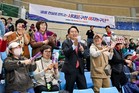 서대문구청 여자농구단 서포터스, 출범 후 첫 응원전 데뷔